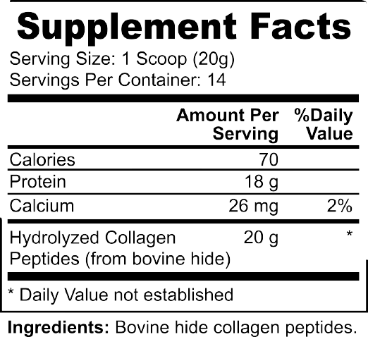 HYDROLYZED COLLAGEN