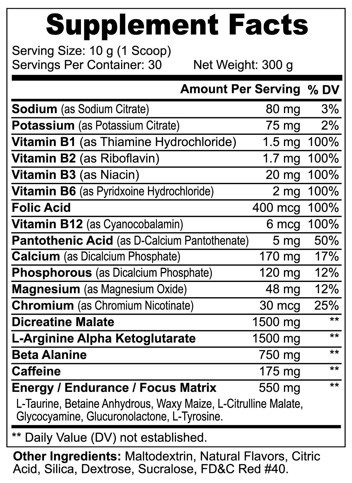 Doan Elite Nutrition Elevate Pre-Workout: Unleash Your Inner Power! Boost energy, strength, and focus with our powerful formula. Say goodbye to fatigue, hello to unparalleled performance. Experience Elevate Pre-Workout and its 23 advanced nutrients, including Dicreatine Malate for lean muscle gains, Arginine AKG for next-level pumps, and Beta-Alanine for ATP production. Stay hydrated and energized with Electrolyte blend and B-Vitamin Complex.
