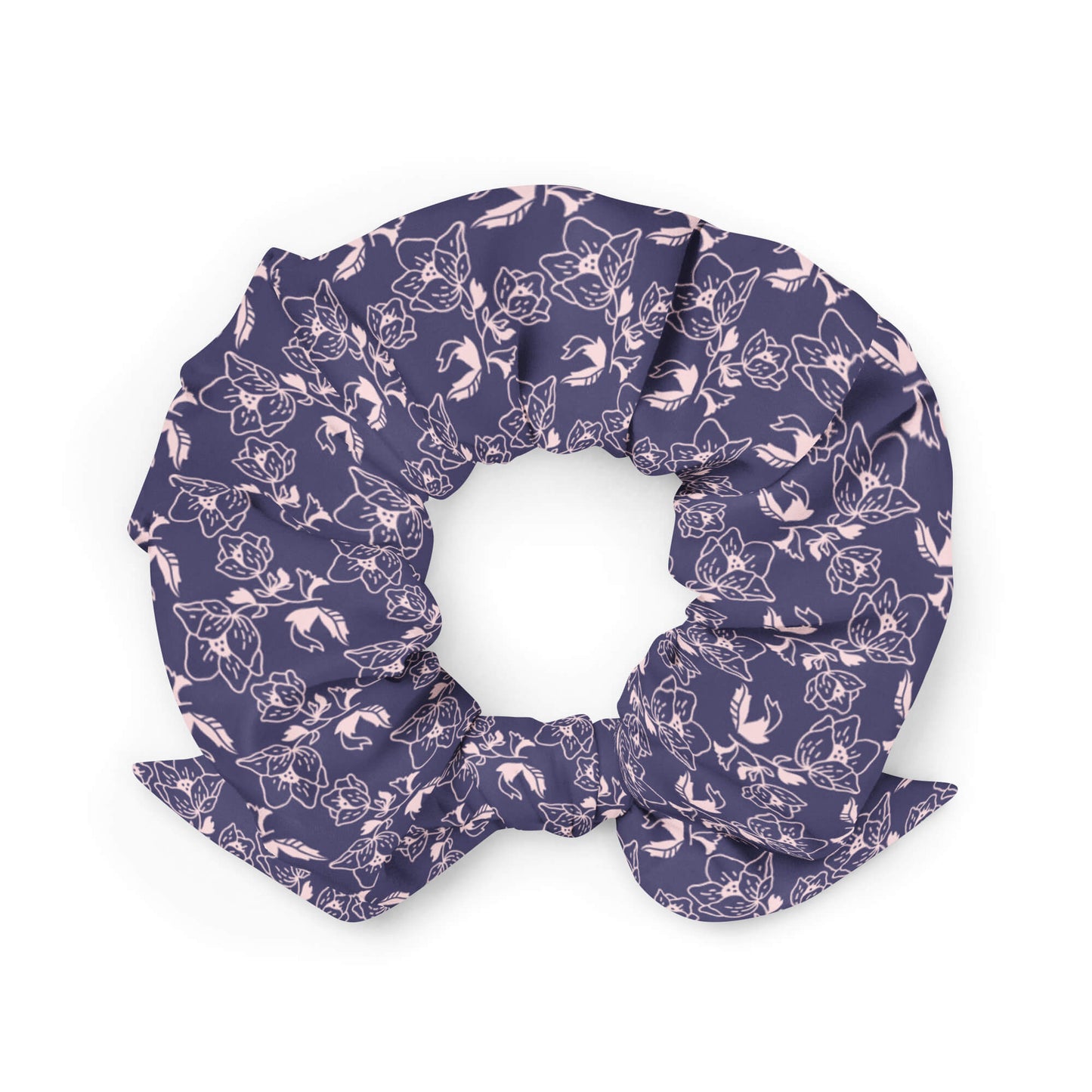 Recycled Bow Scrunchie
